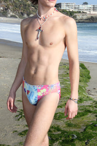 Patchwork Swim Brief